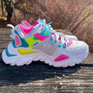 FILA Women’s Cage Mid Mixed Media Sneaker